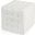 Butler Leon White Leather Ottoman
