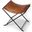 Butler Melton Brown Leather Stool