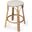 Butler Tobias Beige and White Rattan Counter Stool