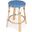Butler Tobias Blue and White Rattan Counter Stool 9371303