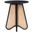 Butterfly End Table In Black