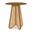Butterfly Solid Wood and Natural Cane Bar Height Table In Brown and Natural