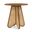 Butterfly Solid Wood and Natural Cane Counter Height Table In Brown and Natural