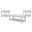 Cade 3 Piece Occasional Table Set In White
