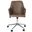 Cadence Brown/Chrome Swivel Office Chair