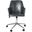 Cadence Dark Grey/Chrome Swivel Office Chair