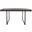 Cael Dining Table in Charcoal and Black