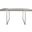 Cael Dining Table in Grey and Silver