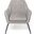 Caine Fabric Accent Chair with Black Powder Coated Sled Base In Beige
