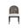 Calandri Dining Chair Set of 2 In Black and Louis Cream