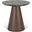 Caldera Side Table In Lava Marble and Dark Oak