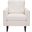Caleb White and Java Mid Century Modern Club Chair