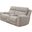 Calgary Power Console Loveseat with Power Headrest In Stone