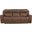 Calgary Power Reclining Sofa with Power Headrest In Autumn Umber