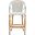 California Bar Stool in White and Navy PAT7535D