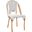 California Side Chair Set of 2 in White and Navy PAT7530D-SET2