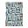 Calira Brixo Evette Rios Graphic Print Indoor/Outdoor Area Rug In Navy and White