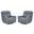 Callahan Power Lift Recliner with Heat and Massage Set of 2 In Sydney Evening