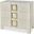 Callie Three Drawer Chest In White