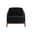 Calloway Lounge Chair In Abbington Black and Onyx