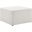 Callum 28 Inch Woven Heathered Fabric Upholstered Large Round Ottoman In Ivory