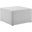 Callum 28 Inch Woven Heathered Fabric Upholstered Large Round Ottoman In Light Gray