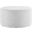 Callum 29 Inch Woven Heathered Fabric Upholstered Large Round Ottoman In Light Gray