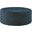 Callum 38 Inch Woven Heathered Fabric Upholstered Large Round Ottoman In Azure