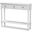 Calvin Classic and Traditional French Farmhouse White Finished Wood 3-Drawer Entryway Console Table