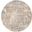 Calvin Klein Rush 4' x 4' Round Modern Indoor Rug In Grey and Beige
