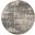 Calvin Klein Rush 4' x 4' Round Modern Indoor Rug In Grey and Beige
