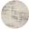 Calvin Klein Rush 4' x 4' Round Indoor Rug In Ivory Beige