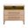 Bronze Bay Cambria 2 Drawer Nightstand In Natural Oak