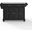 Cambridge Stone Top Full Size Kitchen Island/Cart In Black and White