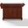 Cambridge Stone Top Full Size Kitchen Island/Cart In Mahogany and White