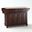 Cambridge Wood Top Full Size Kitchen Island/Cart In Mahogany and Natural