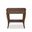 Camden Benjamin Side Table In Rustic Brown