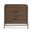 Camden Benton Nightstand In Rustic Brown