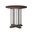 Camden Jacob Side Table In Rustic Brown