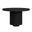 Camelot Round Dining Table In Black