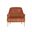 Cameron Lounge Chair In Nono Rust
