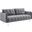 Cameron Tufted Performance Velvet Sofa In Gray