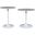 Camille Accent Tables Set of 2 In White