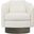 Camino Fabric Swivel Chair In White