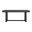 Canal Rectangular Dining Table In Black