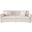 Candace Boucle Fabric Sofa In Cream