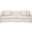 Candace Linen Fabric Sofa In Beige
