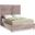 Candace Velvet Queen Bed In Pink