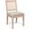 Cane Back Dining Chair Set of 2 In Wheat