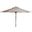 Cannes Beige 9 Wooden Outdoor Umbrella